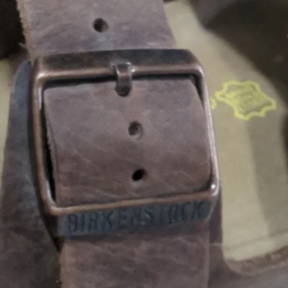 NWOT  UNISEX BIRKENSTOCK MILANO HABANA OILED LEATHER SANDAL - Picture 11 of 16